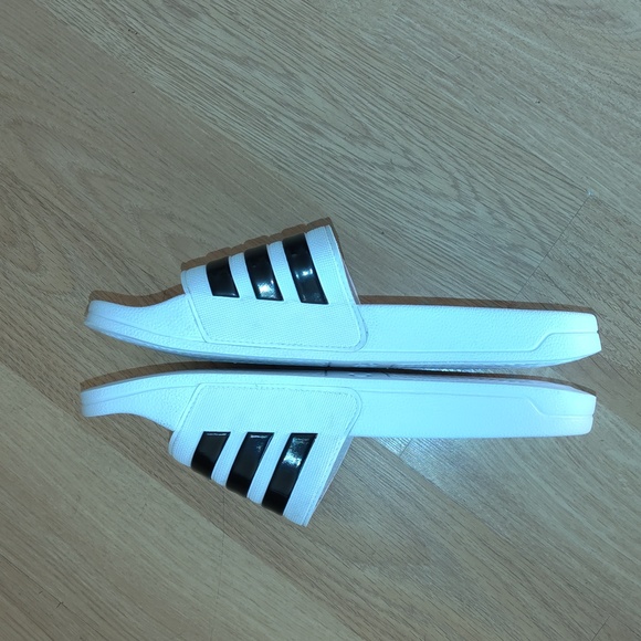 Adidas Adilette Shower Slide 3-Stripes Core Black Slip On Sandals US 9 main image 4
